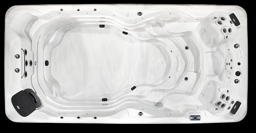 Aspen S.W.I.M. 16' swim spa with powerful swim jets
